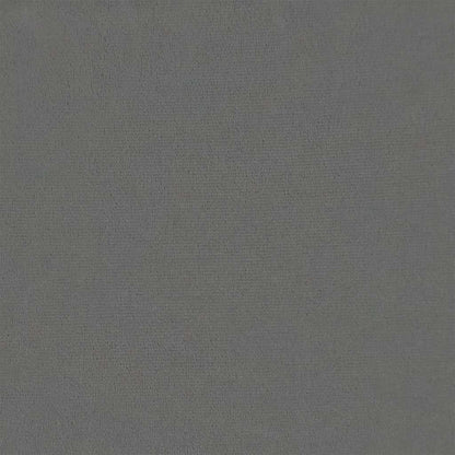 Sedia da Pranzo Grigio Scuro in Velluto