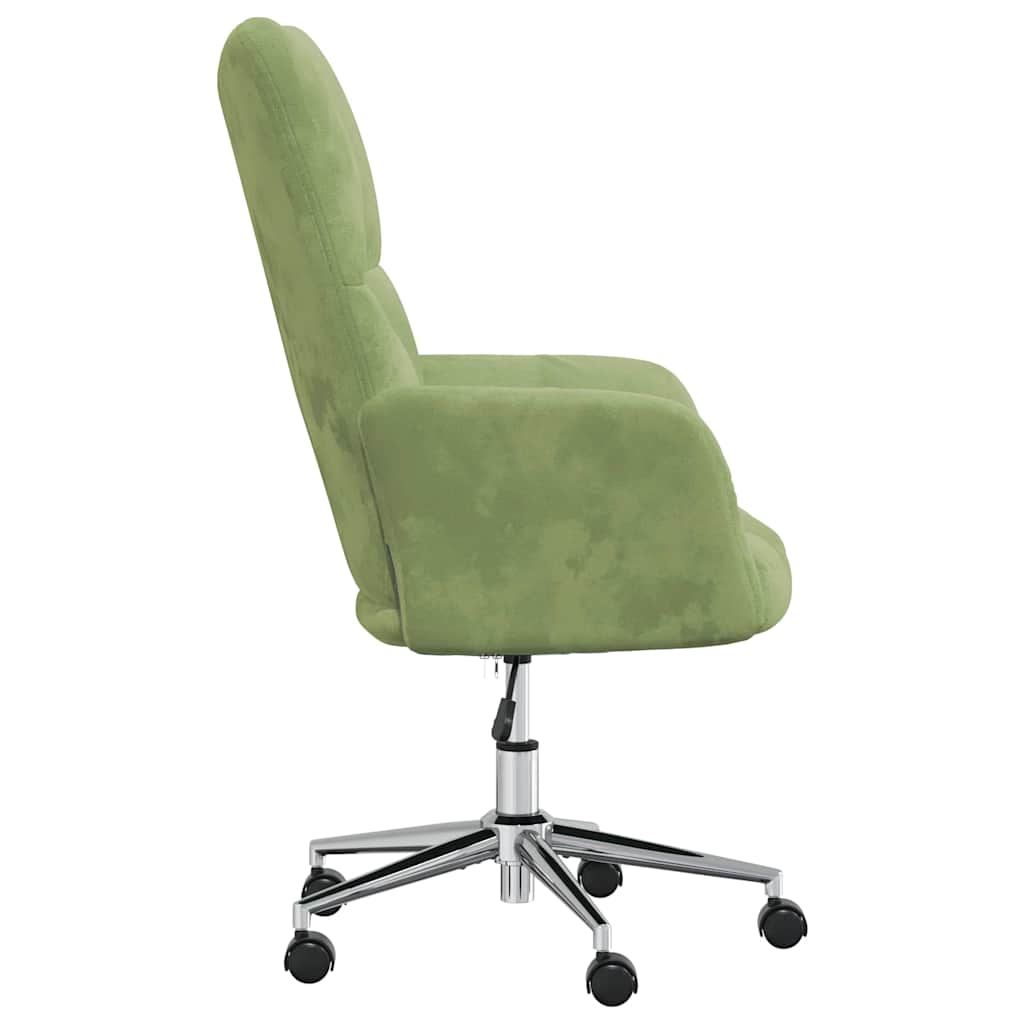 Sedia Relax Verde Chiaro in Velluto