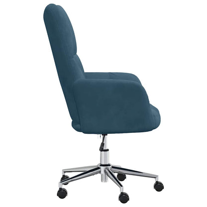 Sedia Relax Blu in Velluto