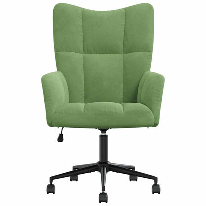 Sedia Relax Verde Chiaro in Velluto | homemem39
