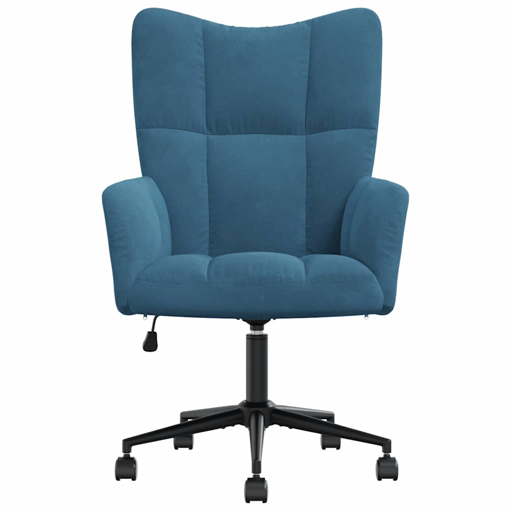 Sedia Relax Blu in Velluto | homemem39