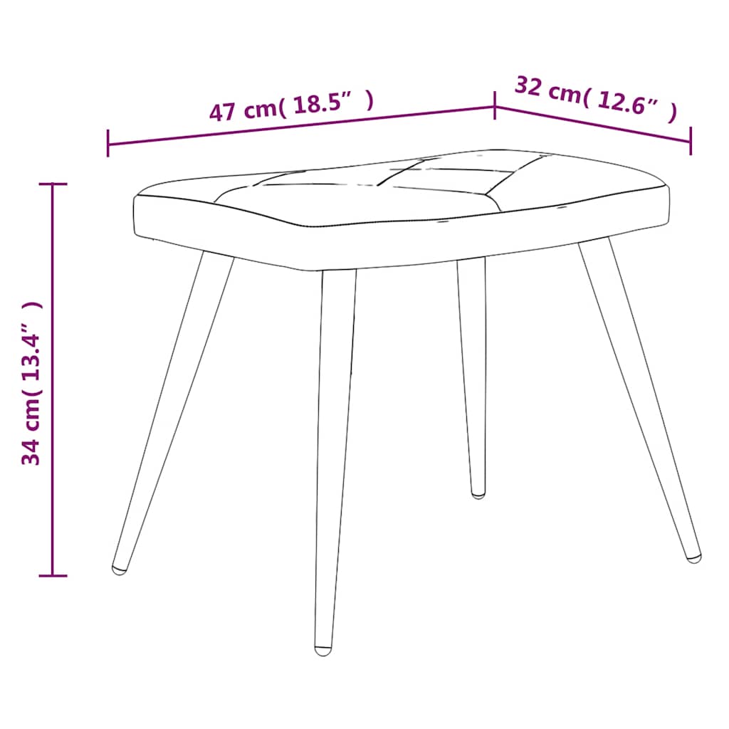 Sedia Relax con Sgabello in Tessuto Patchwork - homemem39