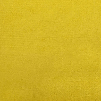 Sedia a dondolo con schienale alto in velluto giallo | homemem39
