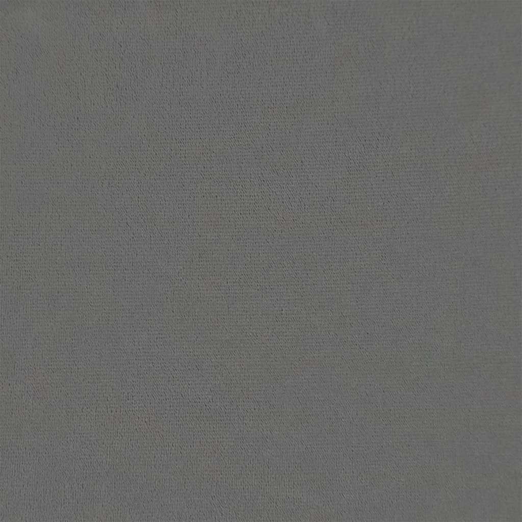 Poggiapiedi con Gambe in Legno Grigio Scuro in Velluto - homemem39