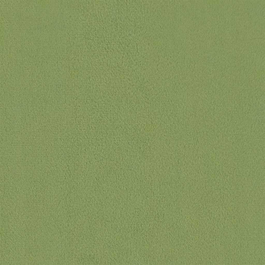 Poggiapiedi con Gambe in Legno Verde Chiaro in Velluto