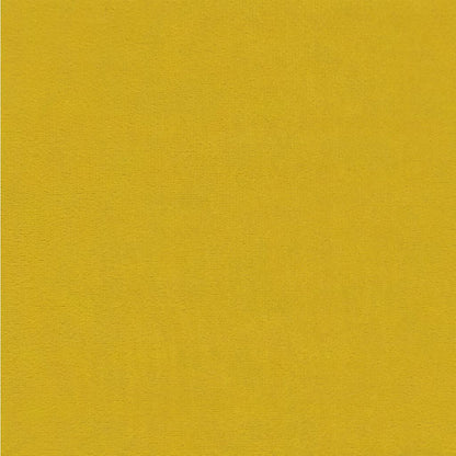 Poggiapiedi con Gambe in Legno Giallo in Velluto