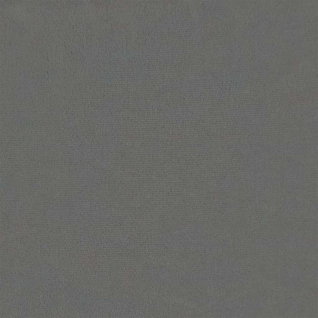 Poggiapiedi con Gambe in Legno Grigio Scuro in Velluto - homemem39