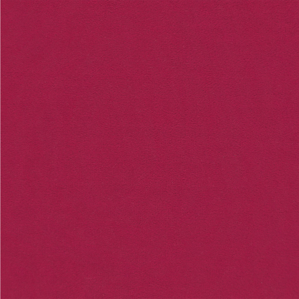 Poggiapiedi con Gambe in Legno Rosso Vino in Velluto - homemem39