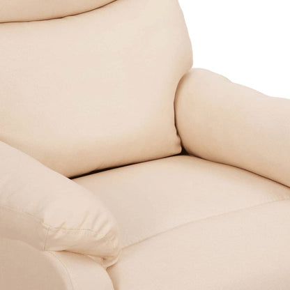 Poltrona Alzapersona Crema in Tessuto