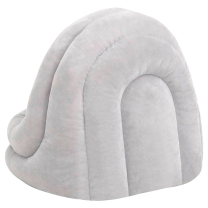 Letto per Gatti 50x50x45 cm Grigio e Crema | homemem39
