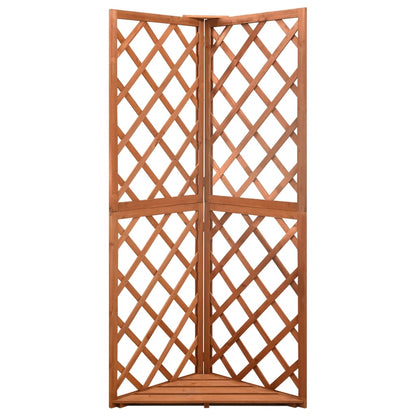 Graticcio Angolare 50x50x145 cm in Legno Massello di Abete | homemem39