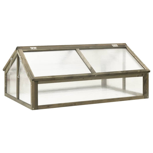 Gray Greenhouse 114x80x50 cm in Fir Wood