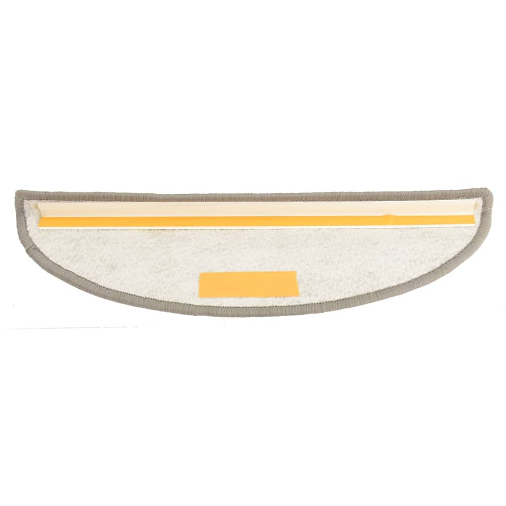 Tappetini per Scale 15 pz Grigio Chiaro 56x17x3 cm | homemem39