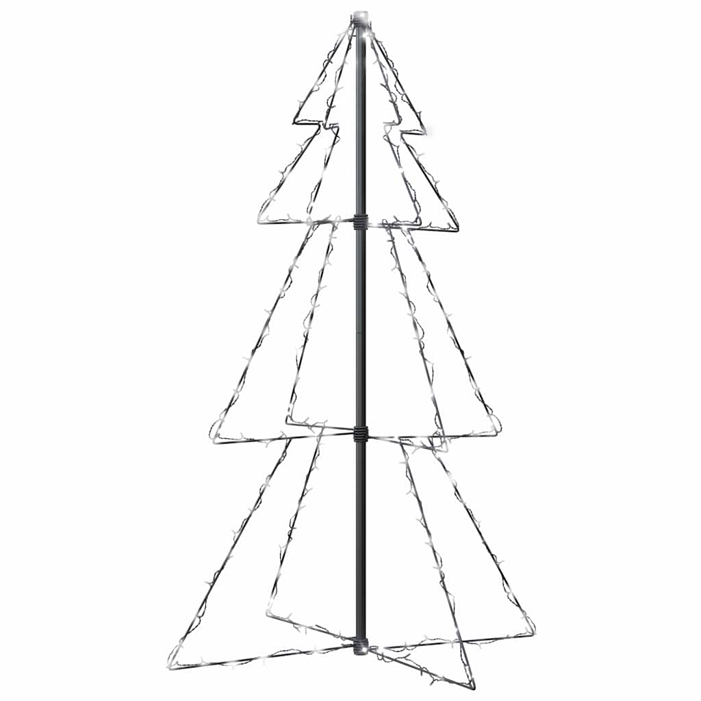Albero di Natale a Cono 160 LED per Interni Esterni 78x120 cm | homemem39