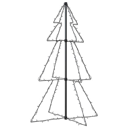 Albero di Natale a Cono 160 LED per Interni Esterni 78x120 cm | homemem39