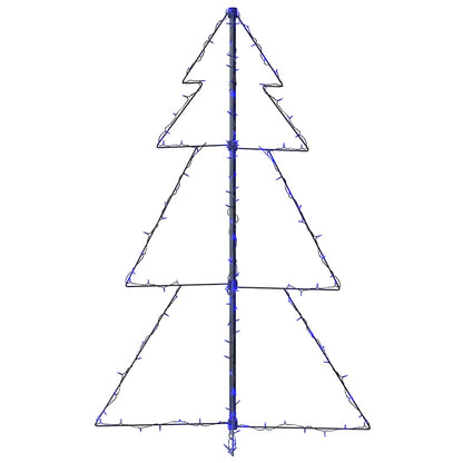 Albero di Natale a Cono 160 LED per Interni Esterni 78x120 cm