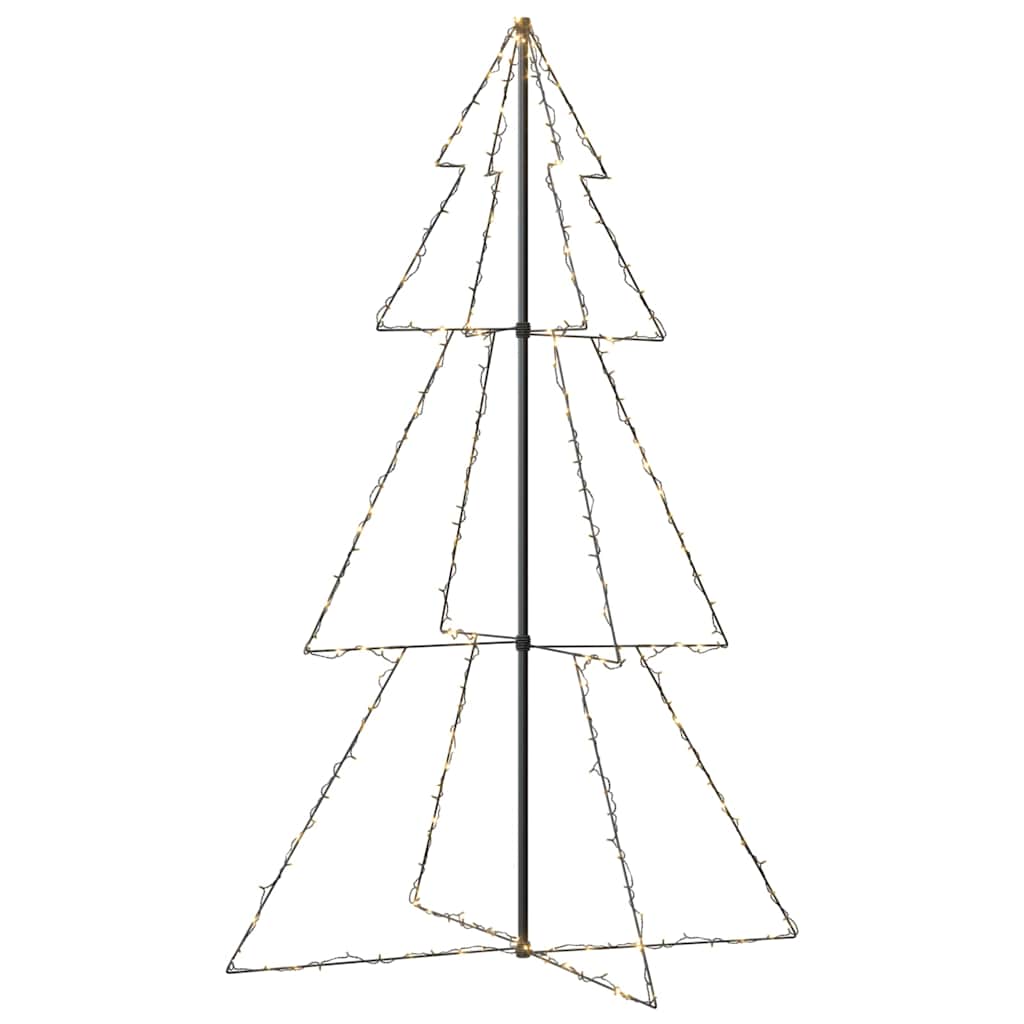 Albero di Natale a Cono 240 LED per Interni Esterni 118x180 cm