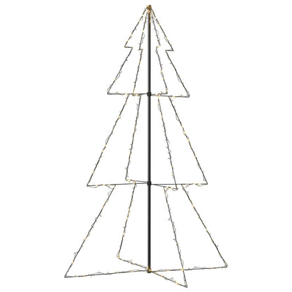 Albero di Natale a Cono 240 LED per Interni Esterni 118x180 cm