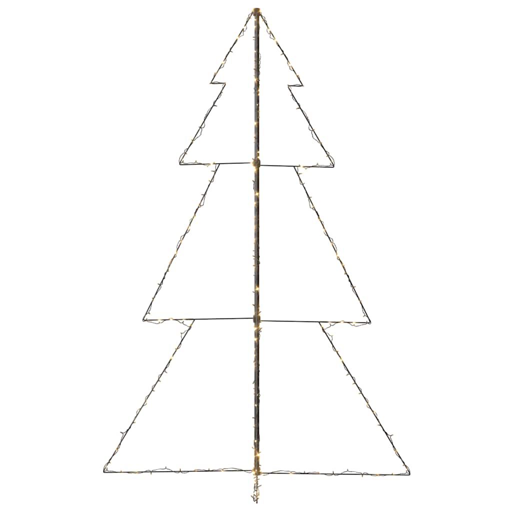 Albero di Natale a Cono 240 LED per Interni Esterni 118x180 cm