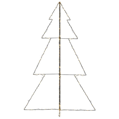 Albero di Natale a Cono 240 LED per Interni Esterni 118x180 cm