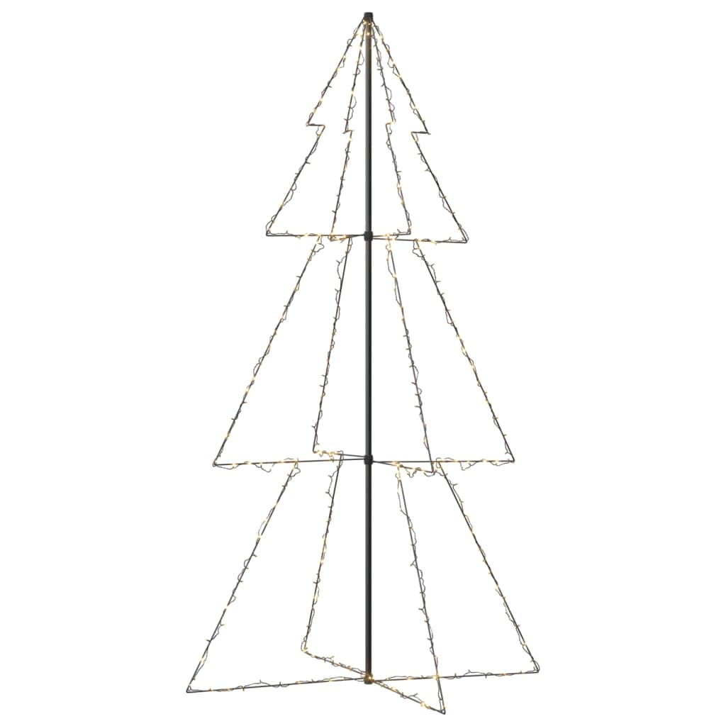 Albero di Natale a Cono 300 LED per Interni Esterni 120x220 cm