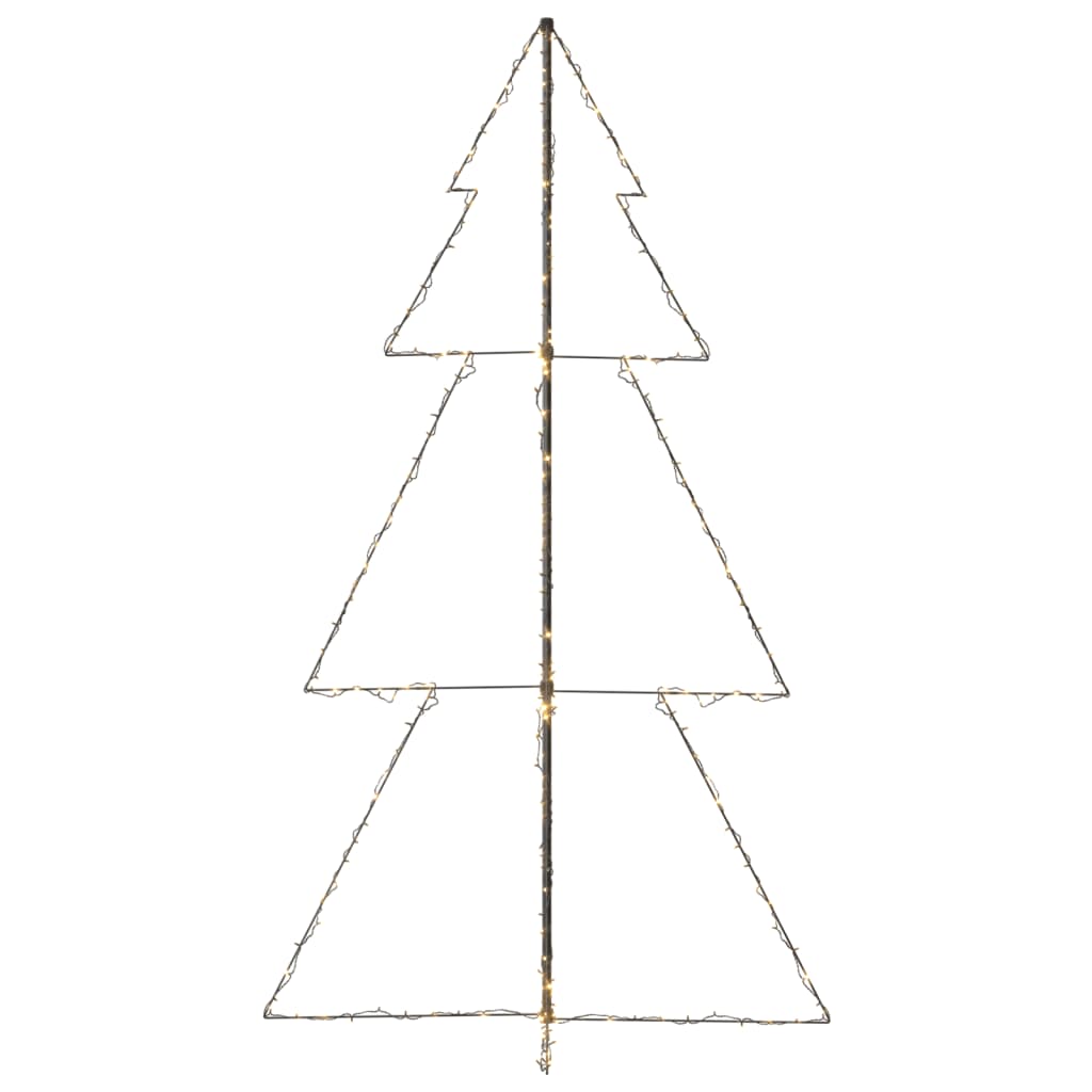 Albero di Natale a Cono 300 LED per Interni Esterni 120x220 cm