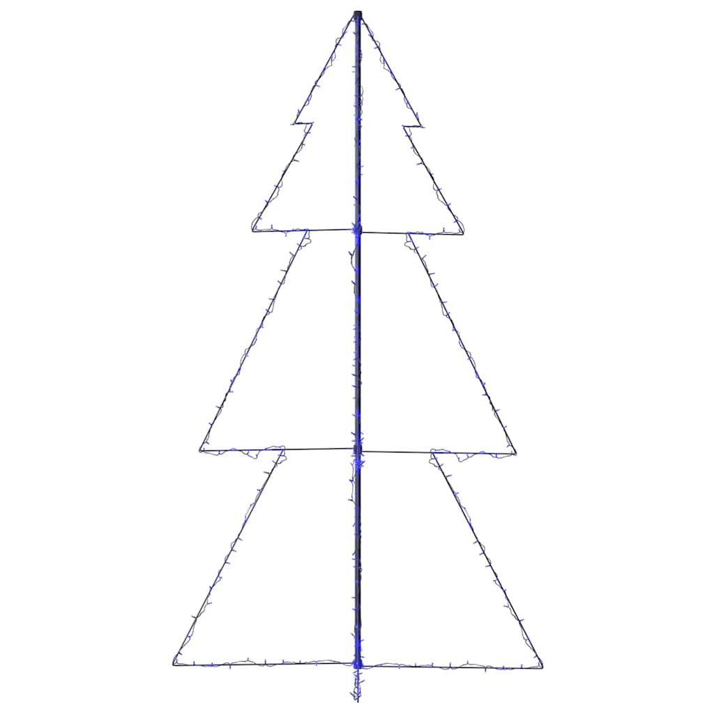 Albero di Natale a Cono 300 LED per Interni Esterni 120x220 cm