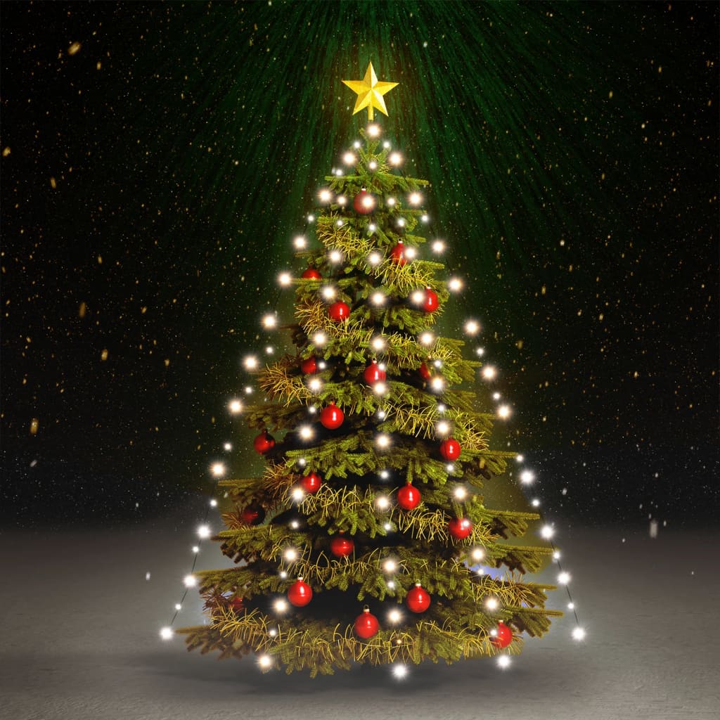 Rete di Luce per Albero di Natale 150 LED Bianco Freddo 150 cm - homemem39
