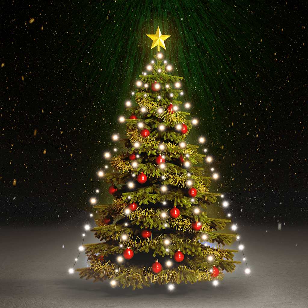 Rete di Luce per Albero di Natale 180 LED Bianco Freddo 180 cm - homemem39