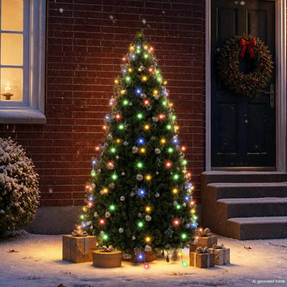 Rete di Luce per Albero di Natale 180 LED Multicolore 180 cm