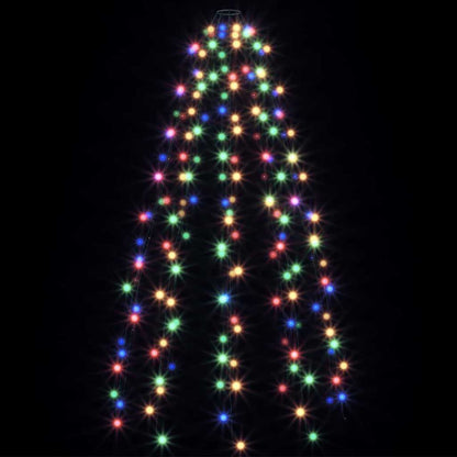 Rete di Luce per Albero di Natale 180 LED Multicolore 180 cm