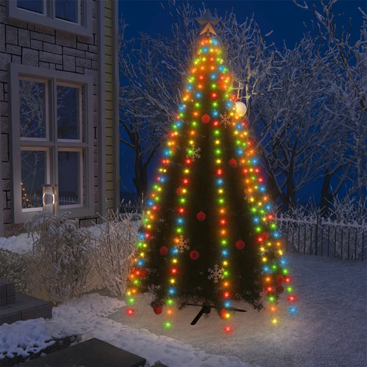 Rete di Luce per Albero di Natale 250 LED Multicolore 250 cm - homemem39