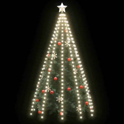Rete di Luce per Albero di Natale 300 LED Bianco Freddo 300 cm - homemem39