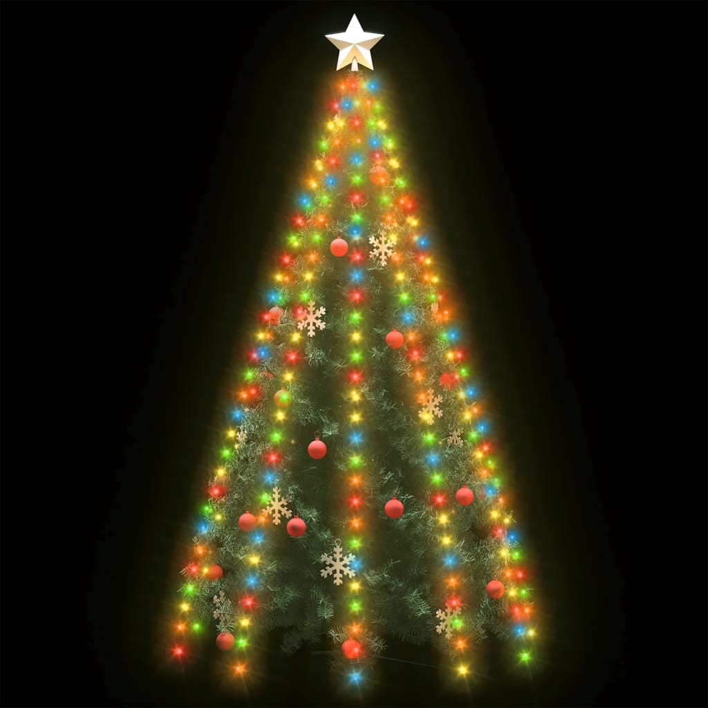Rete di Luce per Albero di Natale 300 LED Multicolori 300 cm - homemem39