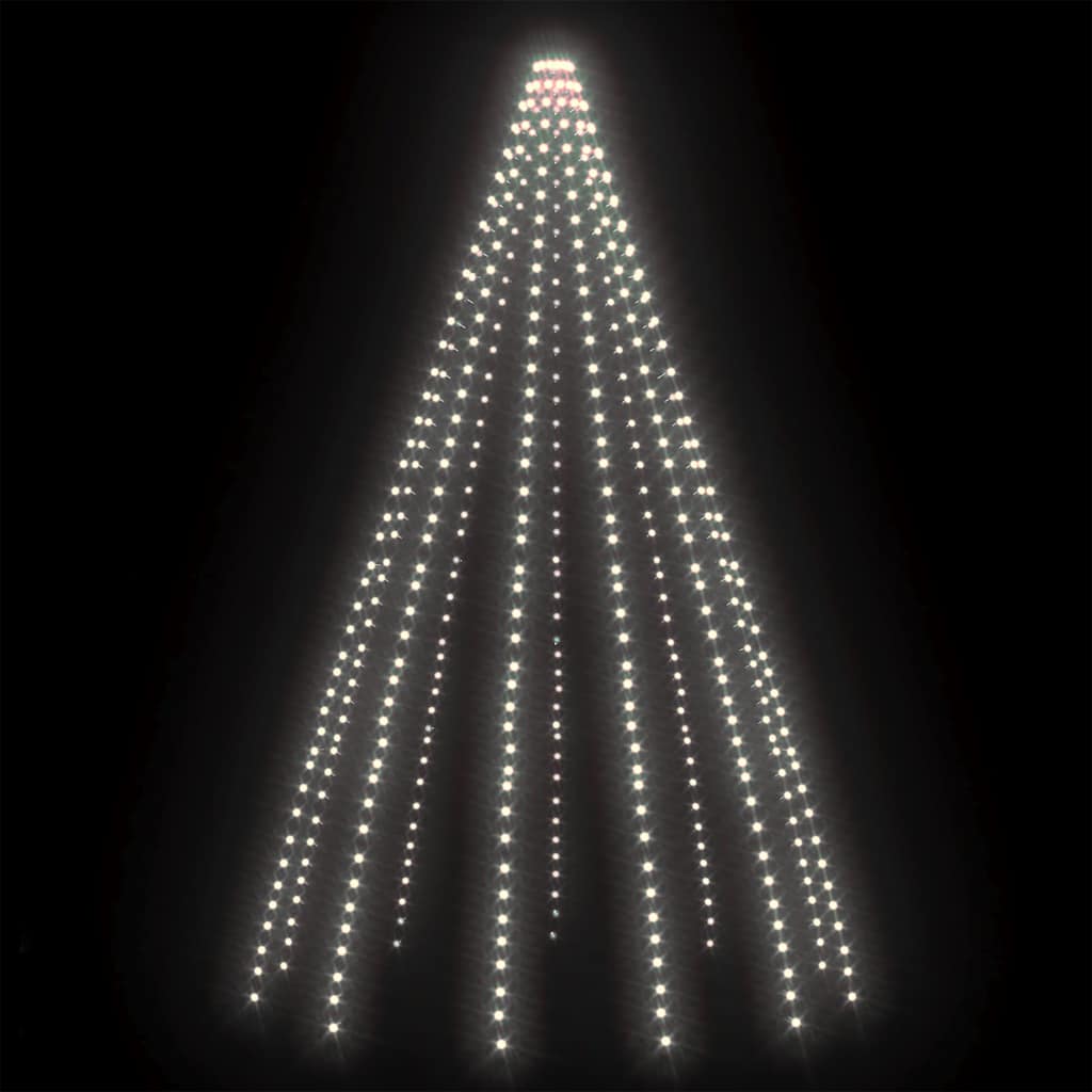 Luci per Albero 500 LED Bianco Freddo 500 cm Interno Esterno - homemem39