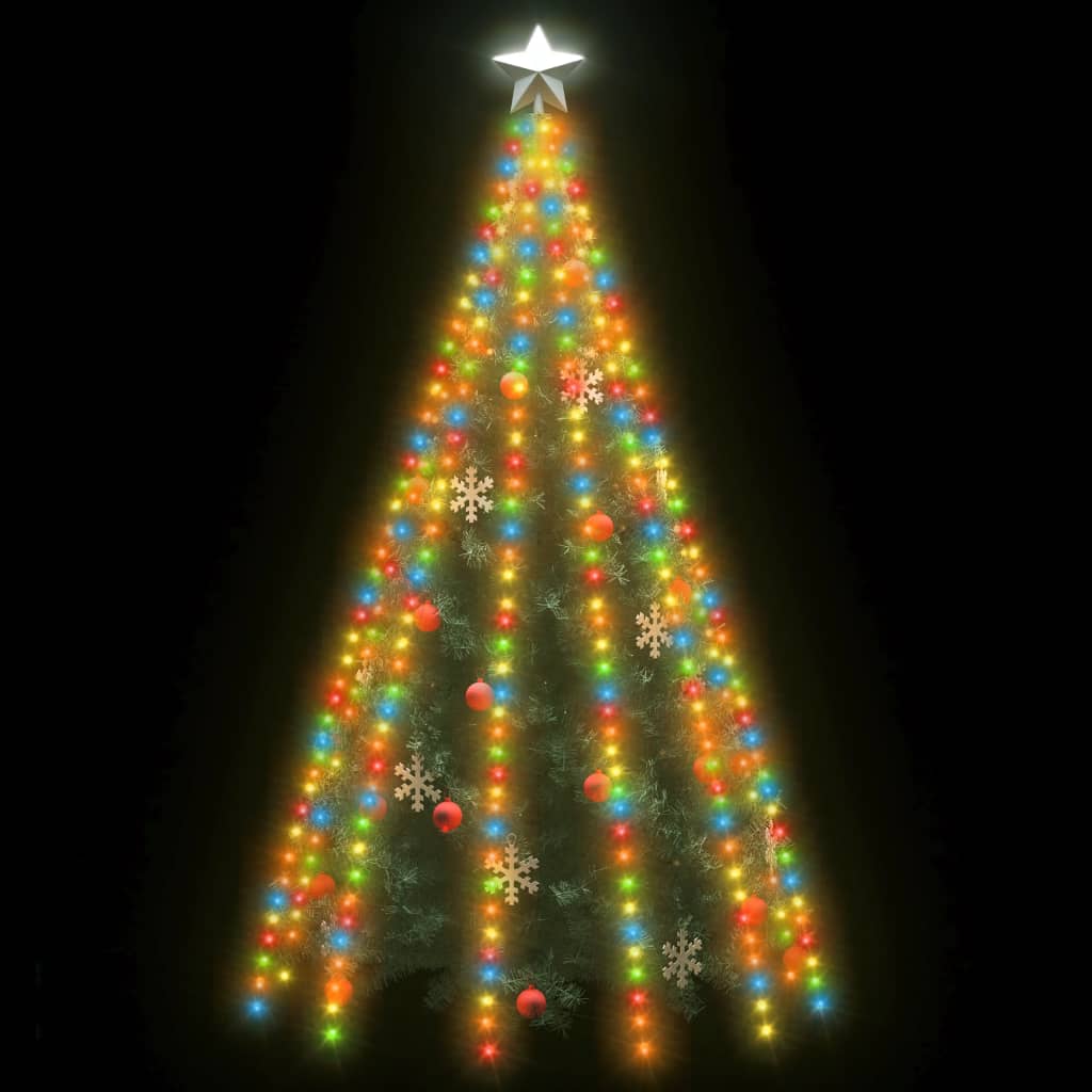 Luci per Albero 500 LED Multicolori 500 cm Interno Esterno - homemem39