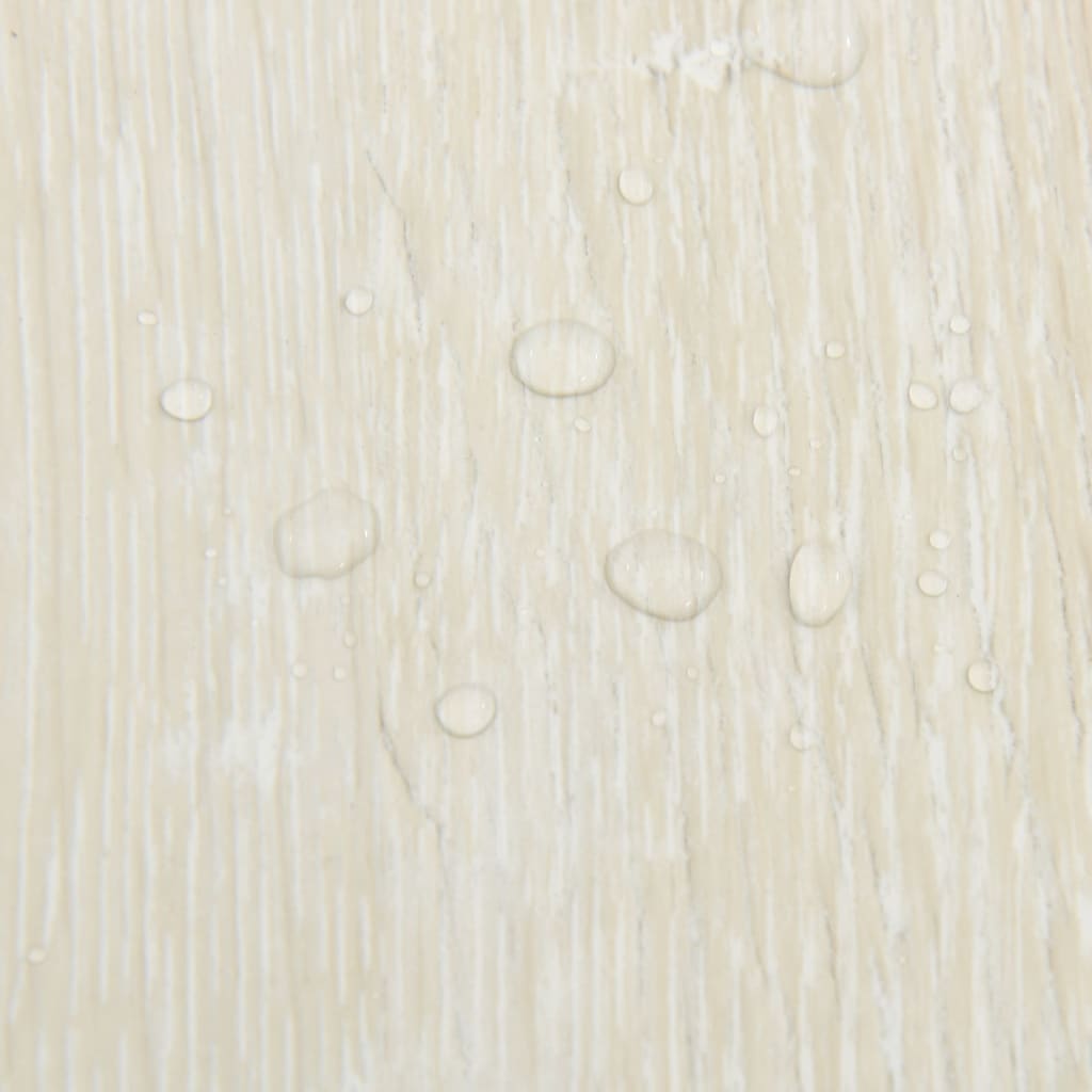 Listoni per Pavimenti Autoadesivi 20 pz in PVC 1,86 m² Crema