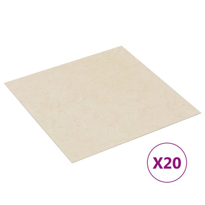 Listoni per Pavimenti Autoadesivi 20 pz in PVC 1,86 m² Beige - homemem39