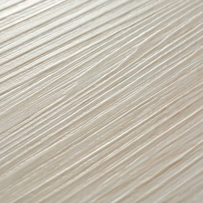 Listoni Autoadesivi in PVC 5,21 m² 2 mm Rovere Bianco Classico - homemem39