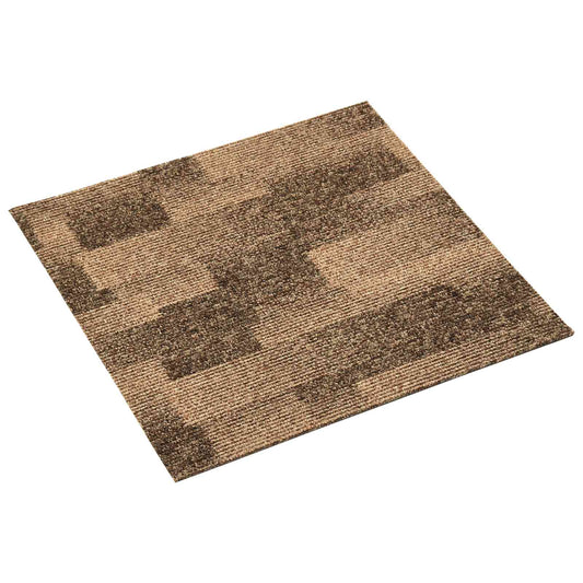 Moquette per pavimenti 20 pcs Marrone 50 x 50 cm PP | homemem39