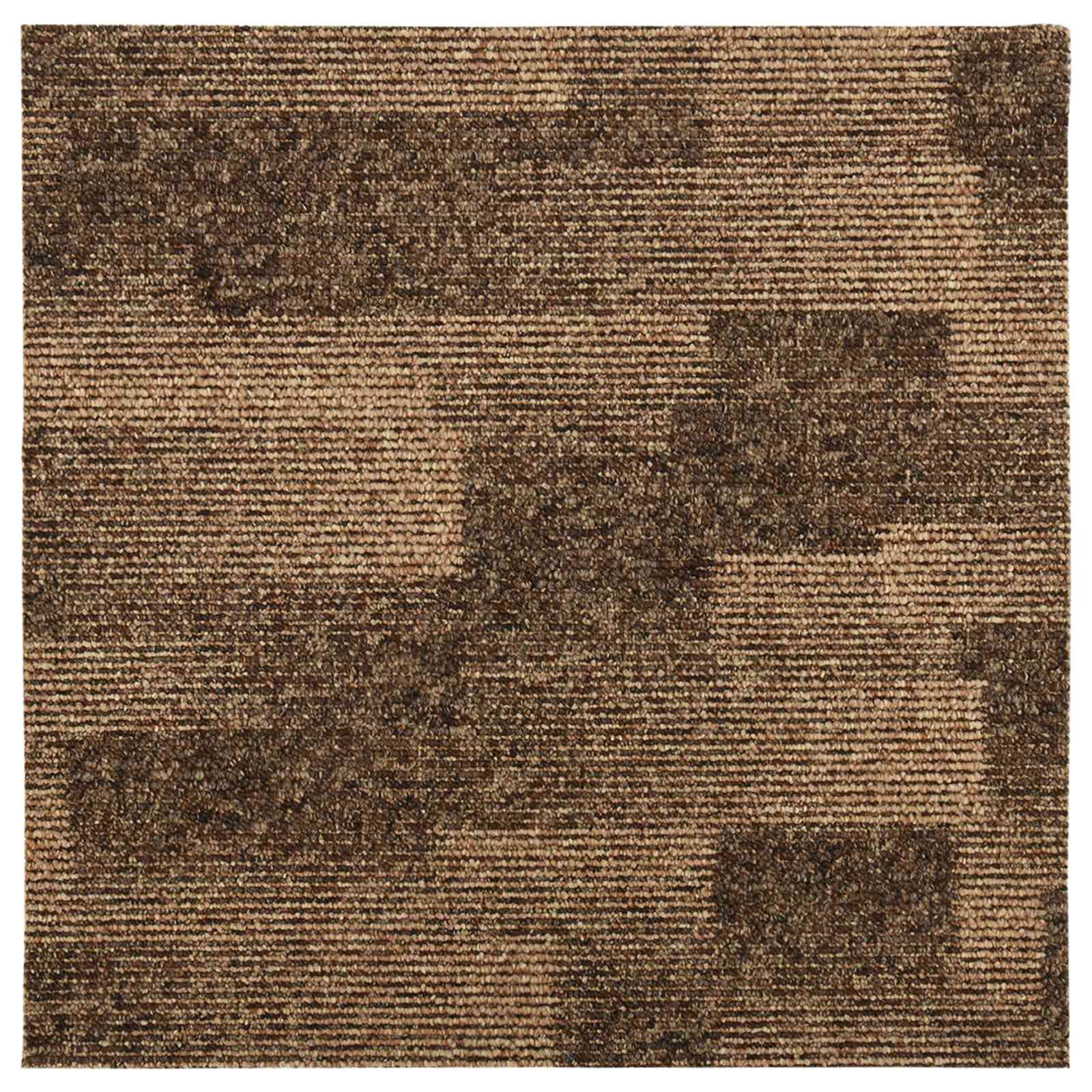 Moquette per pavimenti 20 pcs Marrone 50 x 50 cm PP | homemem39
