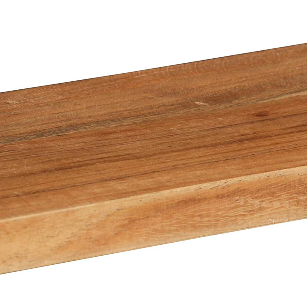 Set Mensole Cubiche da Parete 3 pz in Legno Massello di Acacia