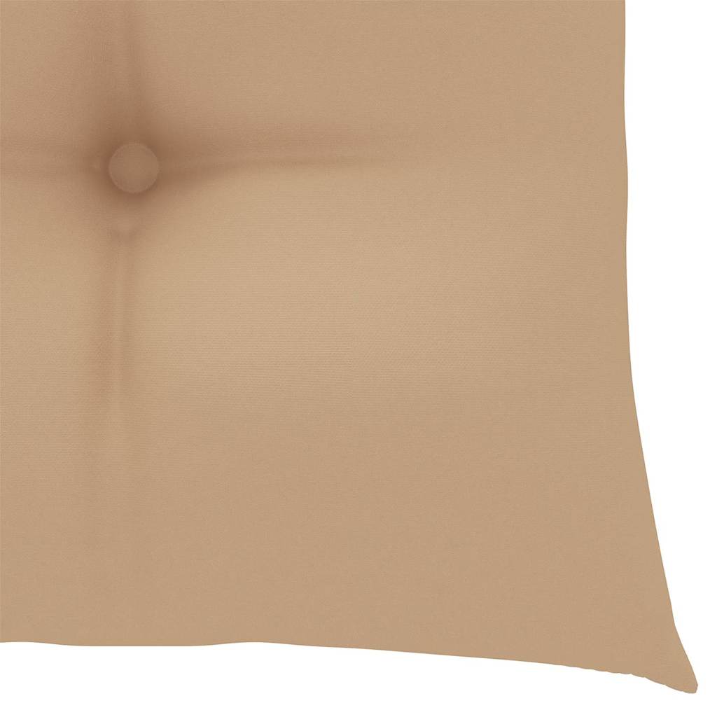 Sedie Pieghevoli con Cuscini 4 pz Massello di Teak