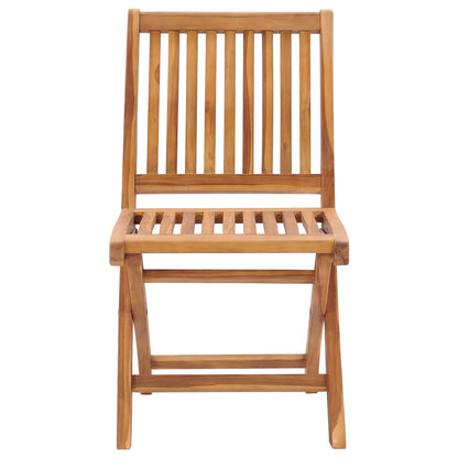 Sedie da Giardino Pieghevoli con Cuscini 6 pz Massello di Teak - homemem39