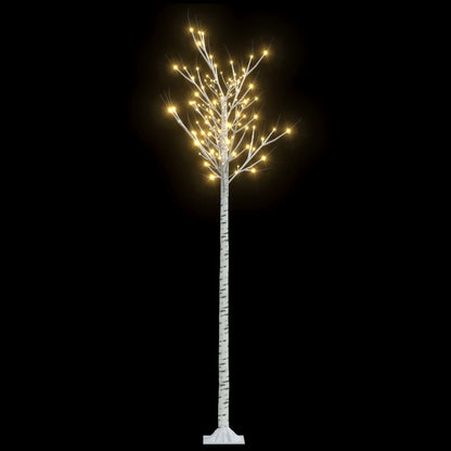 Albero Natale 200 LED 2,2 m Salice Bianco Caldo Interno Esterno - homemem39