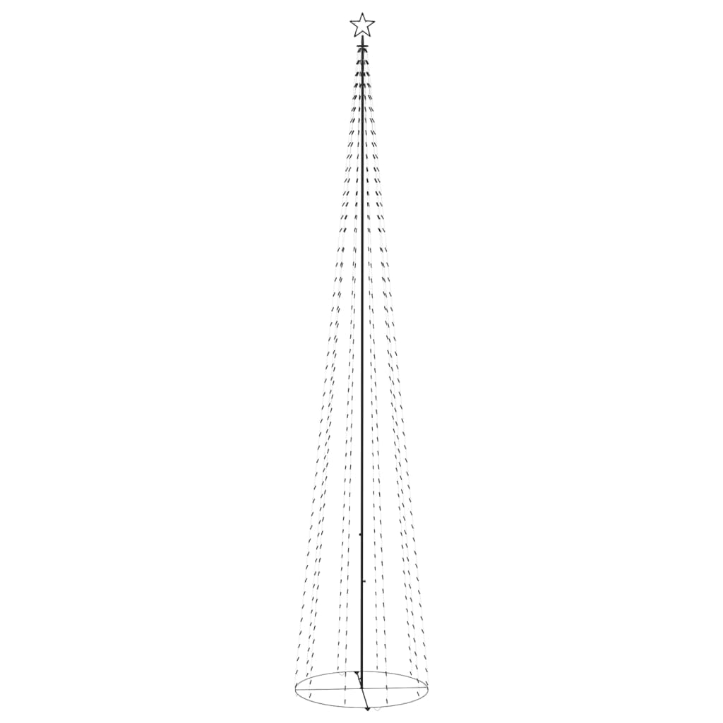 Albero di Natale a Cono con 752 LED Blu 160x500 cm - homemem39