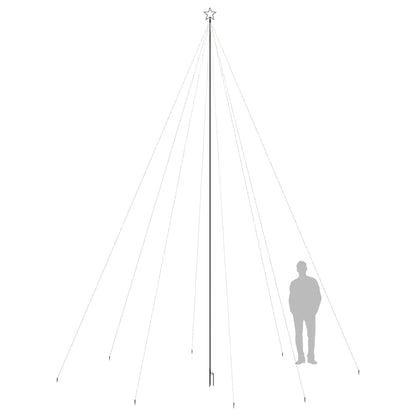 Luci Albero di Natale Interni Esterni 1300LED Bianco Freddo 8 m - homemem39