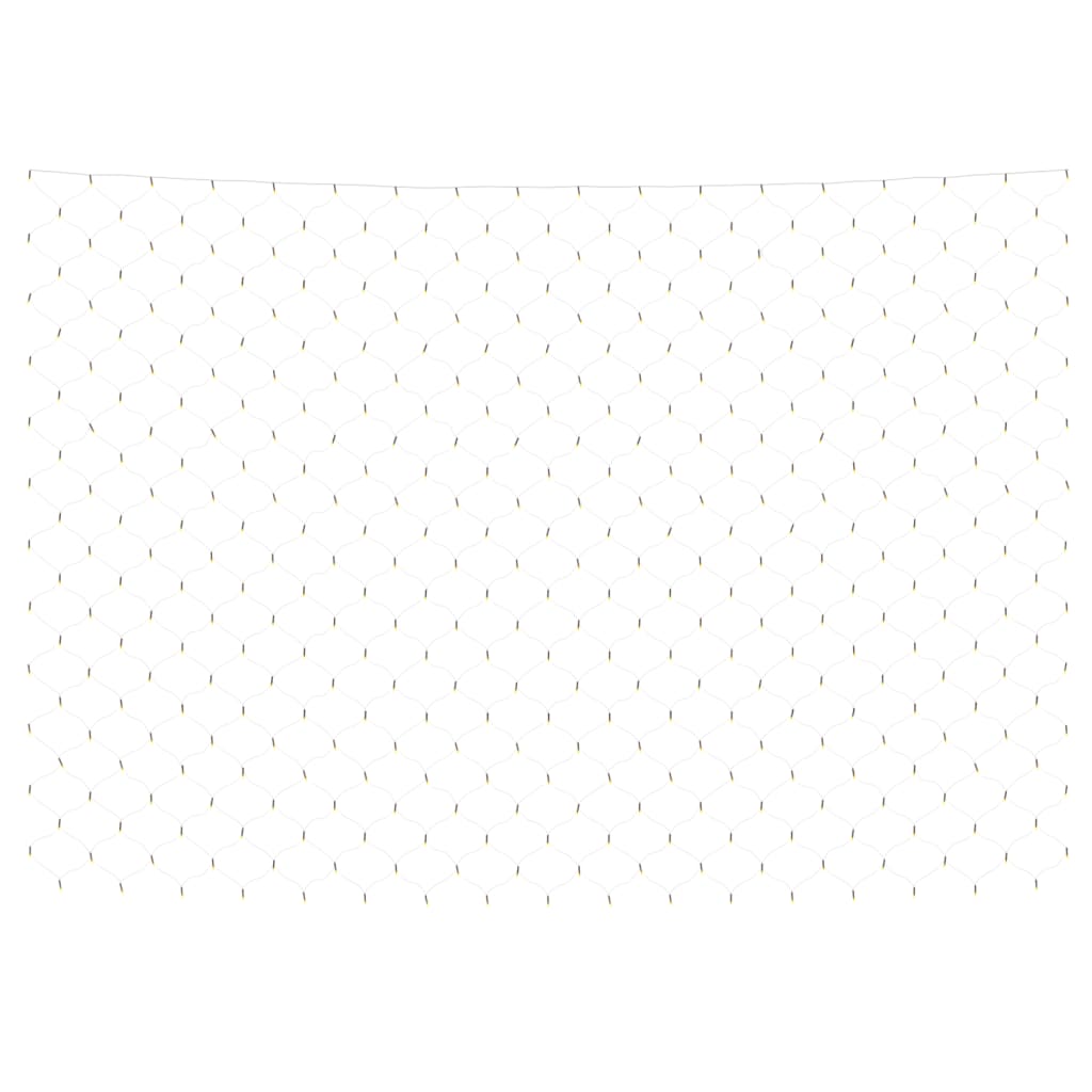 Luci di Natale Rete Bianco Caldo 3x2m 204 LED Interni Esterni - homemem39