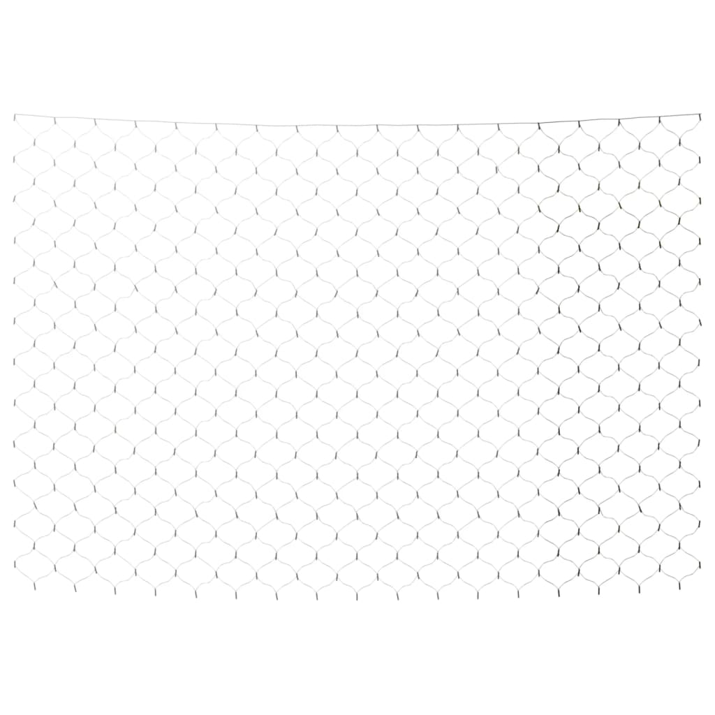 Luci di Natale Rete Bianco Freddo 3x2m 204 LED Interni Esterni - homemem39