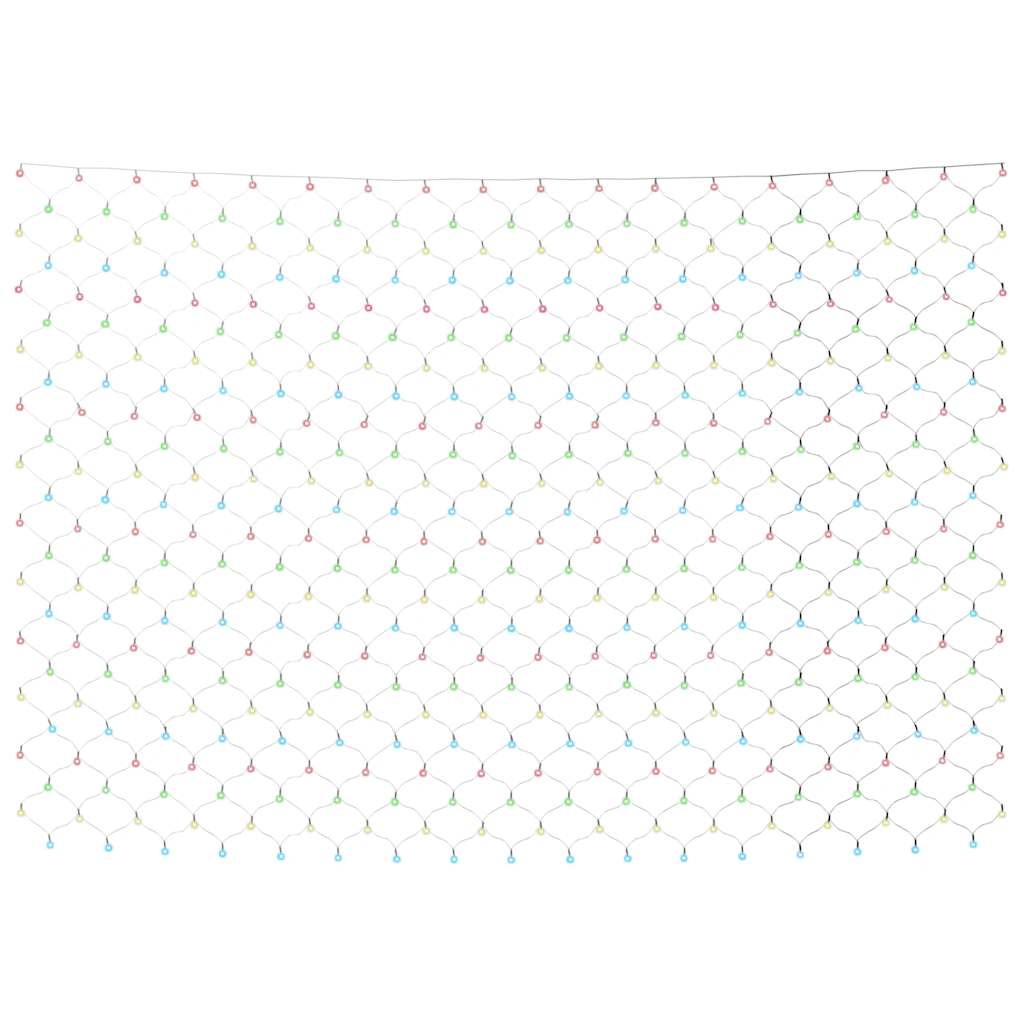 Luci di Natale Rete Colorate 3x2m 204 LED Interni Esterni